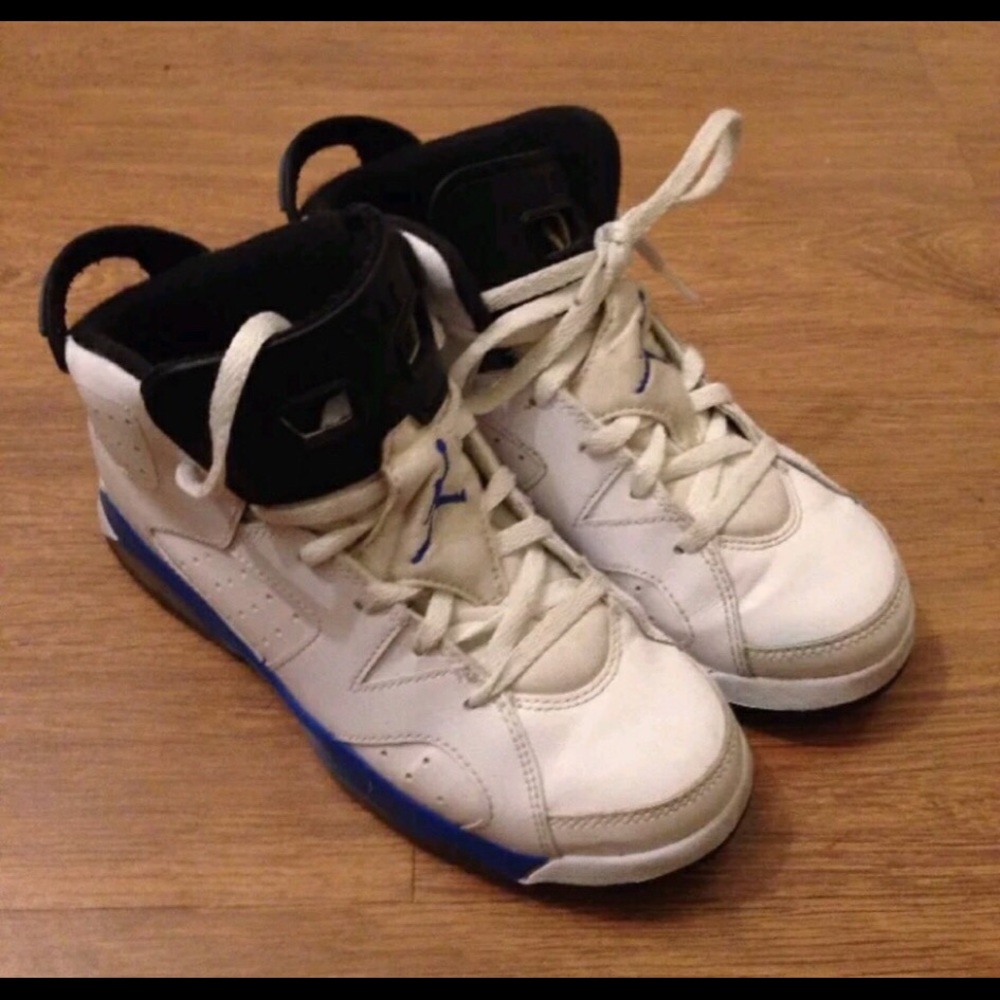 2014 Nike Air Jordan 6 Retro White/Sport Blue-3